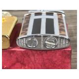 14 Karat Gold Plated Florentine Vintage Lighter - Vintage Robson Banker U.S. Pat. RE. 19023 Pocket Lighter