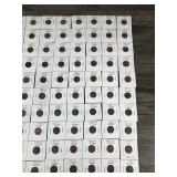Lot of 100 Wheat Pennies in Cases