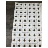 Lot of 100 Wheat Pennies in Cases