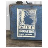 Vintage First Metal First Aid Kit - Duquesne Light Company