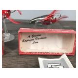 2 - Collectible Feathered Eppinger Dardevle Fishing Lures in Boxes