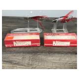 2 - Collectible Feathered Eppinger Dardevle Fishing Lures in Boxes