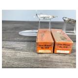 2 - Collectible Johnson’s Silver Minnow Fishing Lure Spoon in Boxes