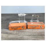 2 - Collectible Johnson’s Silver Minnow Fishing Lure Spoon in Boxes