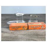 2 - Collectible Johnson’s Silver Minnow Fishing Lure Spoon in Boxes