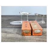 2 - Collectible Johnson’s Silver Minnow Fishing Lure Spoon in Boxes