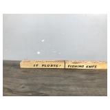 Vintage Floating Fishing Fillet Knive for Honest & Dishonest Fisherman