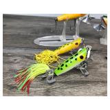 Lot of 6 Collectible Sputterbug Fishing Lures
