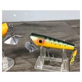 Lot of 6 Collectible Sputterbug Fishing Lures