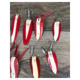 Lot of 17 Collectible Fishing Spoons - see description for more info