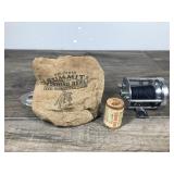 Vintage Pflueger Summit 1993L Reel - Fishing Reel Bag & Pflueger Cork Arbor for Reel Spools