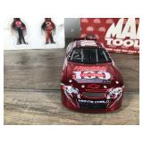 2002 NASCAR Mac Tools Team Hendricks Monte Carlo 1:24 Scale Car with 3 Pewter Race Car Drivers