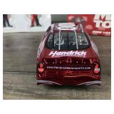 2002 NASCAR Mac Tools Team Hendricks Monte Carlo 1:24 Scale Car with 3 Pewter Race Car Drivers