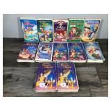 Lot 12 Disney VHS Tapes