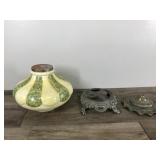 Vintage Glass Piece - Stand & Top / Not sure if it’s a light or what it’s supposed to be - no wire or hardware