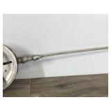 Vintage Metal Fishing Rod with Large Reel