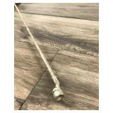 Vintage Metal Fishing Rod with Large Reel