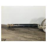 Vintage Metal Fishing Rod with Large Reel