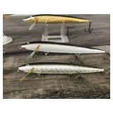 Lot of 6 Large Rapala Fishing Lures