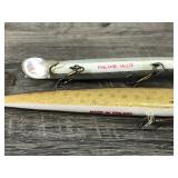 Lot of 6 Large Rapala Fishing Lures