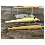 Lot of 6 Large Rapala Fishing Lures