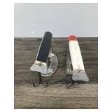 2 - 9.5” Wooden Suick Musky Fishing Lures