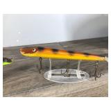 2 - Collectible Wood Musky Lures - Suick & Hi-Fin Fooler Wood Jerk Bait