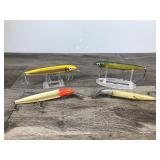 Lot of 4 Cisco Kid Musky Fishing Lures