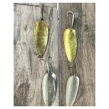 4 - Large Fishing Spoons - Muskie Size
