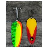 4 - Large Fishing Spoons - Muskie Size