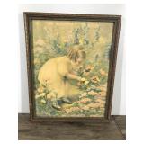 "Poppy Love" Framed Litho by Annie Benson Muller