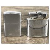 2 - Vintage Collectible Lighters - see description for more info