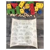 Vintage Block Craft Construction Blocks