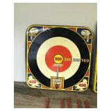 2 - Vintage Marx Tin Litho Target Games with Target Gun