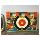 2 - Vintage Marx Tin Litho Target Games with Target Gun