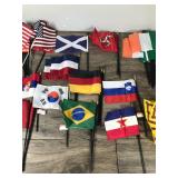 Large Lot of Miniature Flags
