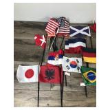 Large Lot of Miniature Flags