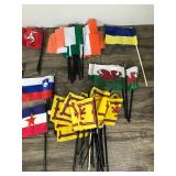 Large Lot of Miniature Flags