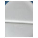 Vintage Pyrex Light Blue Divided Casserole Dish with Clear Top 1 1/2 Quart #29 & Pyrex Forest Fancies Mushroom Casserole Dish #473-B