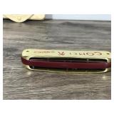 Vintage Comet M-Hohner Harmonica with Case - Made in Germany