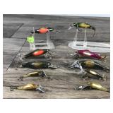 Lot of 10 Collectible Phillips Fishing Lures  - see description for more info
