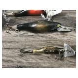 Lot of 10 Collectible Phillips Fishing Lures  - see description for more info