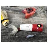 Lot of Collectible Fly Fishing Lures - Small Mouse - Poppers - Flies and More