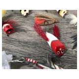 Lot of Collectible Fly Fishing Lures - Small Mouse - Poppers - Flies and More