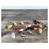 Lot of Collectible Fly Fishing Lures - Small Mouse - Poppers - Flies and More