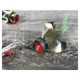 Lot of Collectible Fly Fishing Lures - Small Mouse - Poppers - Flies and More