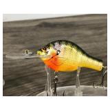 Lot of 10 Collectible Bagley Fishing Lures Shaped Like Sunfish & Crappies