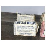 Lot of Vintage Soap and Cleaners / Fels-Naptha Soap - P&G White Laundry Soap - Blue Barrell White Laundry Soap - Crystal White Family Soap - Johnson’s Foot soap - Don Maximo Soap - Crystal White Sco