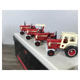 1/64 Scale Set of 4 Tractors  - International Harvester 66 Series Limited Edition Set #2 with Box