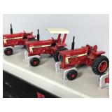 1/64 Scale Set of 4 Tractors  - International Harvester 66 Series Limited Edition Set #2 with Box